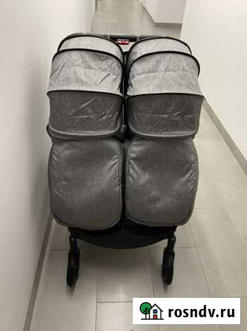 Коляска доя двойни Pituso Duocity новая (надувнве Тюмень - изображение 1