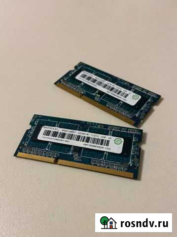 Оперативная память DDR3 для ноутбука 4gb (2x2гб) Кострома - изображение 1