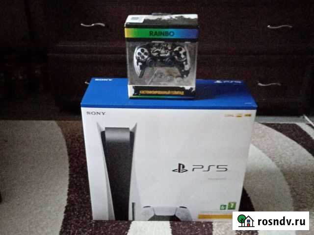 Sony PlayStation 5 с дисководом+ дополнительно кас Брянск - изображение 1