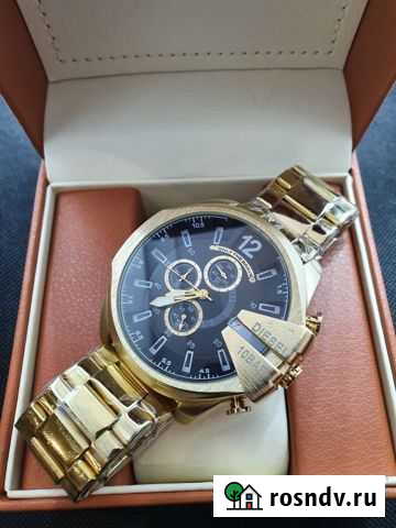 Брутальные часы Diesel 10 bar работает все стрелки Ставрополь - изображение 1