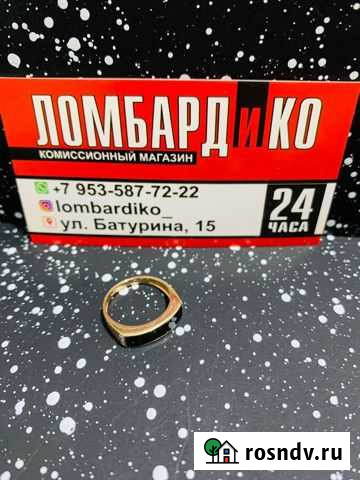 Перстень, золото 585 (14K), вес 3.05 г. (Б 5762) Красноярск - изображение 1
