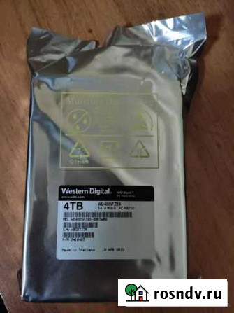 Жёсткий диск 4 тб, wd black. Новый Тула - изображение 1