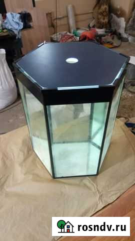 Аквариум 6-ти гранный 100 литров Курск - изображение 1