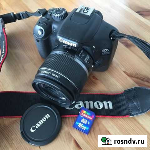 Фотоаппарат Canon EOS 550D + Объектив Орехово-Зуево - изображение 1