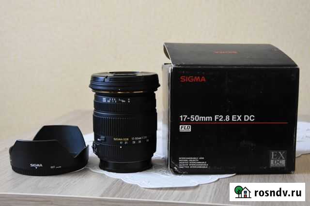 Объектив Sigma AF 17-50mm F2.8 EX DC HSM/Sony Салават - изображение 1