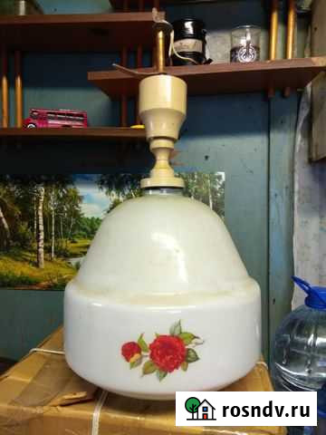 Светильник потолочный подвесной СССР Кострома - изображение 1