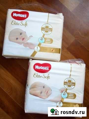 Huggies подгузники Elite Soft (100шт) Стерлитамак - изображение 1