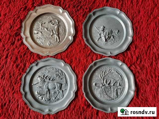Оловянные тарелки Охота Иркутск - изображение 1