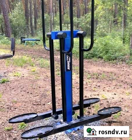 Уличный тренажер лыжный ход двойной AVU038 Кемерово - изображение 1