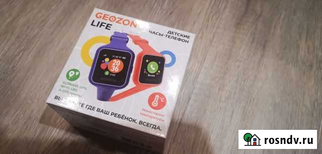 Часы телефон детские geozon life новые Кемерово - изображение 1