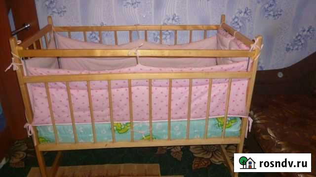 Детская кроватка с поперечным маятником Сасово - изображение 1