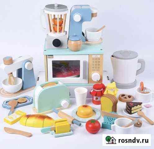 Детский игровой набор деревянная кухонная техника Симферополь
