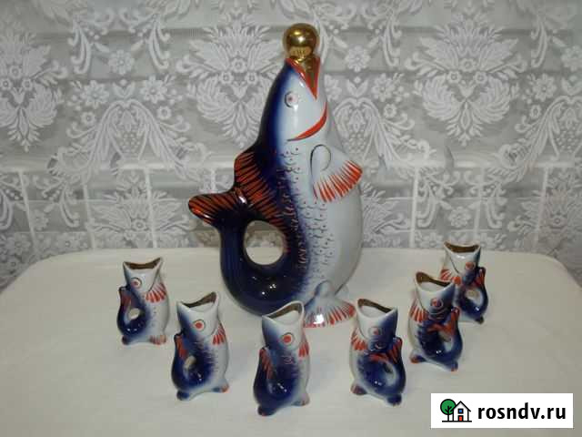 Фигурка-штоф рыбки СССР (новая) Брянск - изображение 1