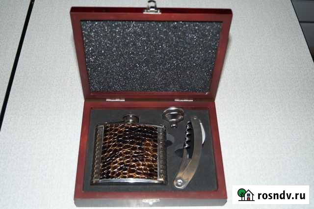 Фляжка в подарочной упаковке Каменск-Шахтинский - изображение 1