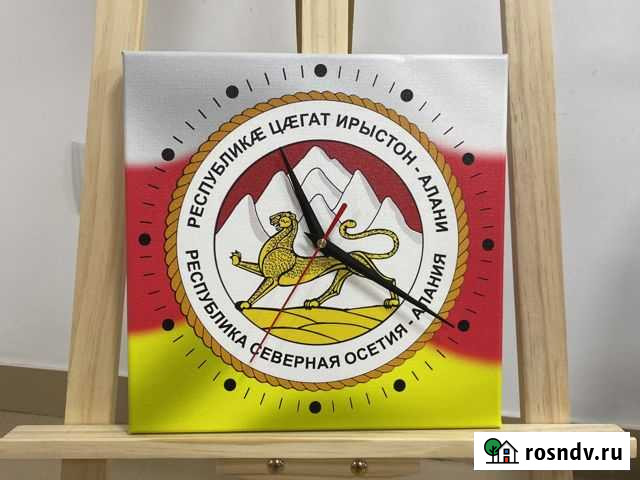 Часы на холсте Владикавказ - изображение 1