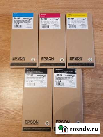 Новые оригинальные картриджи Epson Хабаровск - изображение 1
