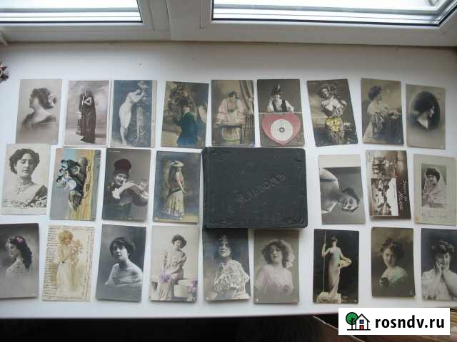 Старинный женский альбом с открытками. Дамы Муром - изображение 1
