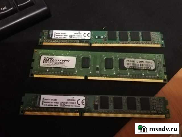 Оперативная память ddr3 4 gb 1333, 4 gb 1600, 2 gb Тула - изображение 1