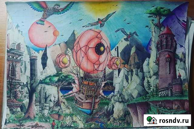 Картина на листе А 4 Сызрань - изображение 1