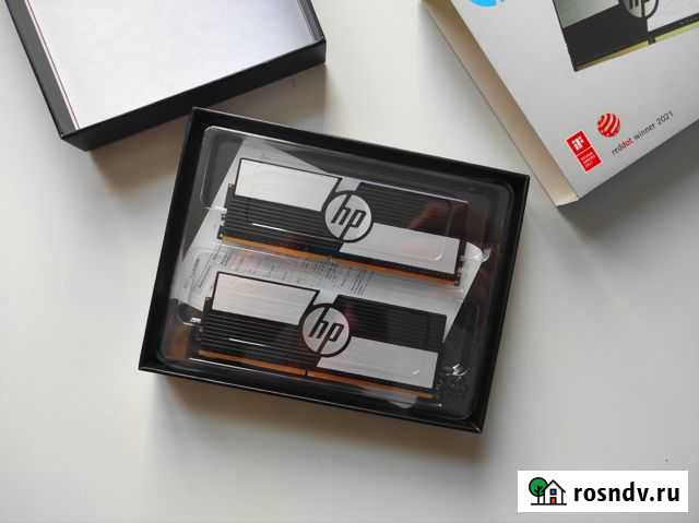 HP V10 RGB DDR4 (16 гб, 3600 мгц, Samsung B-Die) Икша - изображение 1