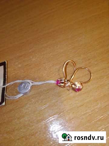 Золотые серьги Слободской - изображение 1