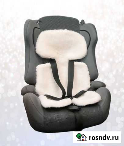Меховая накидка на детское автокресло Новосибирск - изображение 1