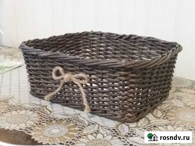 Плетеные и вязанные корзины и короба Ульяновск - изображение 1