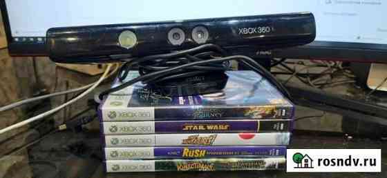 Кинект для xbox 360 + 5 дисков Вольск