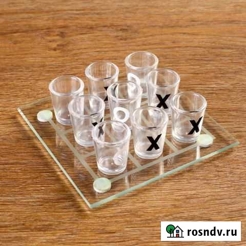 Пьяная игра Крестики-нолики: 9 стопок, доска 131 Чита - изображение 1