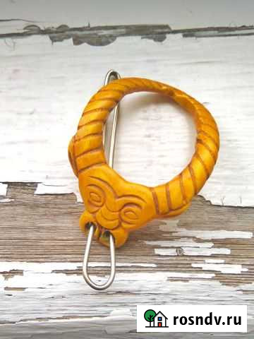 Винтажная заколка в виде быка Воронеж - изображение 1