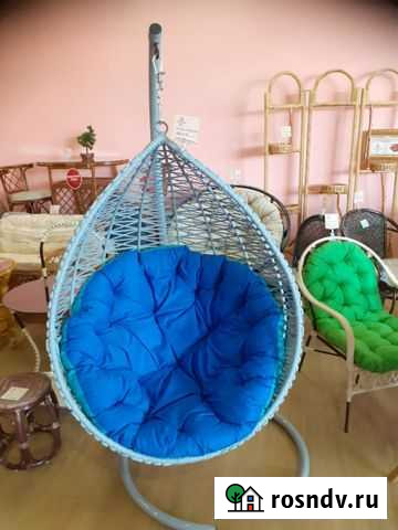Подвесное кресло из ротанга Ажурное Новосибирск - изображение 1