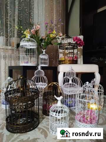 Клетка декоративная для птиц, цветов, свечей Краснодар - изображение 1
