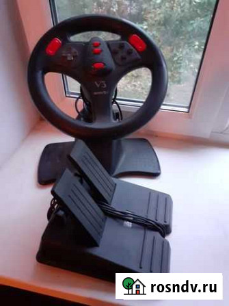 Игровой руль с педалями PS-2 Тейково - изображение 1