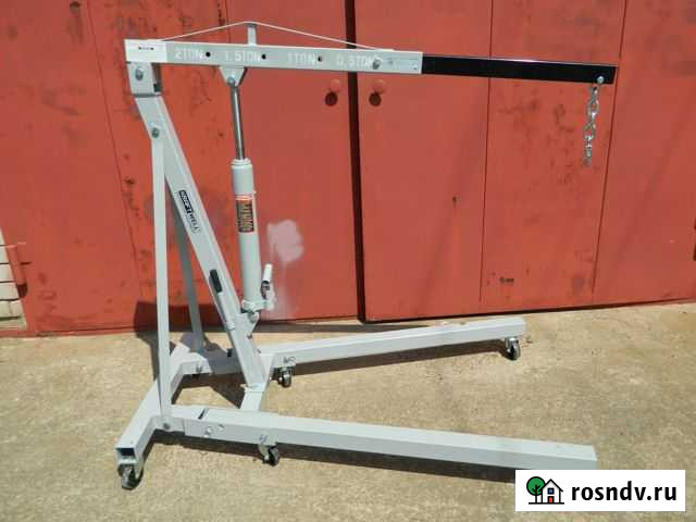 Кран гаражный 2т для снятия двигателя Заинск - изображение 1