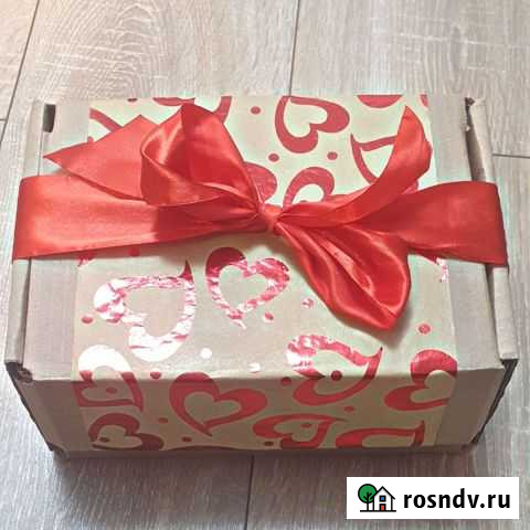 Коробка подарочная с наполнителем и декором Рязань - изображение 1