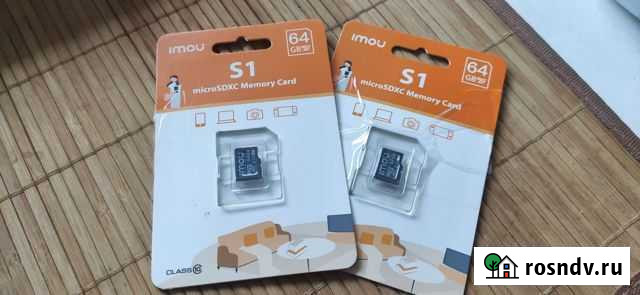 Карта памяти MicroSD 64gb,Sdhc 4gb Омск - изображение 1