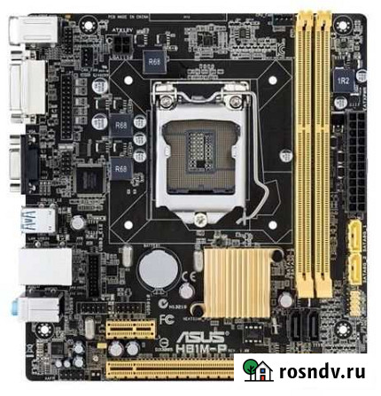 Asus H81M-P (LGA 1150 / Micro-ATX / 177х190 мм) Киров - изображение 1