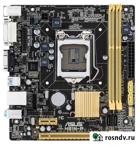 Asus H81M-P (LGA 1150 / Micro-ATX / 177х190 мм) Киров - изображение 1