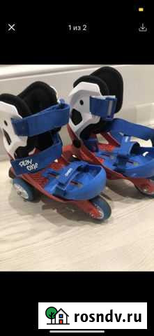Детские раздвижные ролики 26-28 Москва - изображение 1