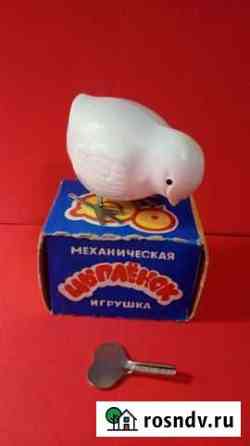 Игрушка механическая Цыпленок СССР Севастополь