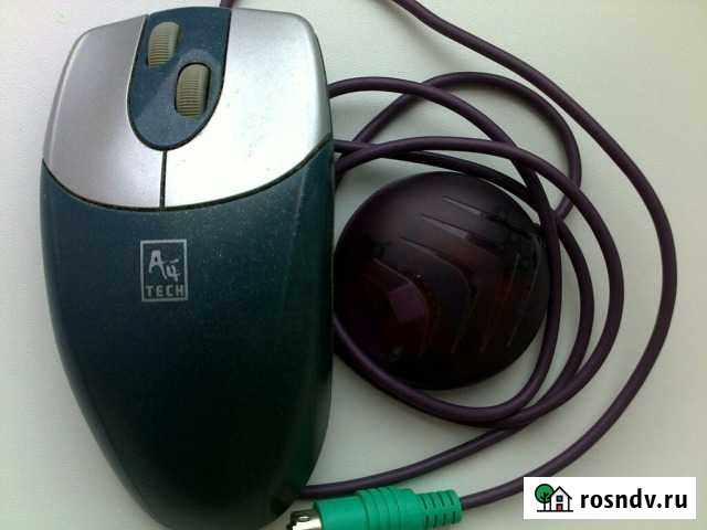 Мышь оптическая A4-Tech 2 ролика Подстепки - изображение 1