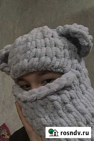 Вяжу на заказ балаклаву с ушками за 1 день Йошкар-Ола - изображение 1