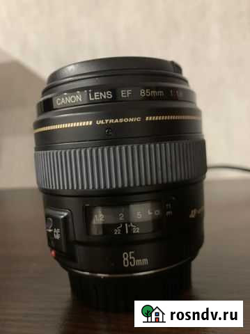 Объектив canon ef 85mm f1.8 Белгород - изображение 1