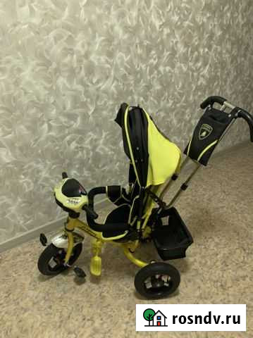 Детский велосипед с родительской ручкой Железногорск - изображение 1