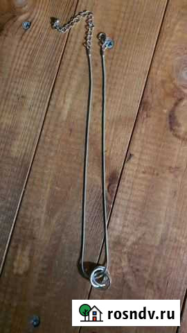 Серебряная цепочка с подвеской кольцами. Серебро 9 Киров - изображение 1