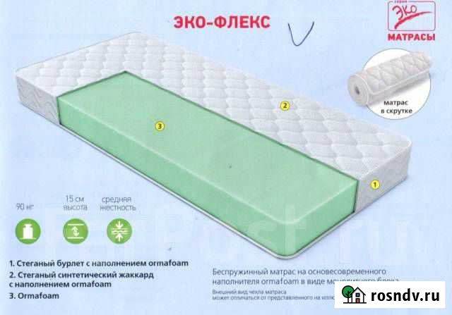 Матрас детский в наличии Владимир - изображение 1