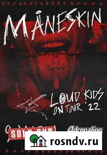 Maneskin билеты 9 марта танцевальный партер Москва - изображение 1