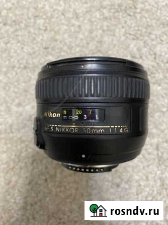 Объектив nikkor 50mm 1:1.4G для nikon Чебоксары - изображение 1