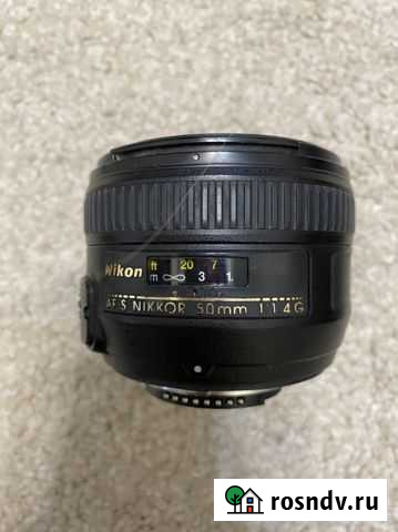 Объектив nikkor 50mm 1:1.4G для nikon Чебоксары - изображение 1