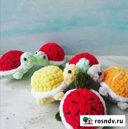 Вязаные плюшевые черепашки Кузнецк - изображение 1